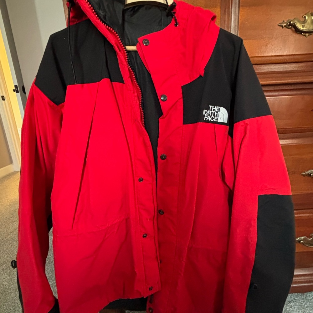 The North Face Bold Red and Black Outdoor Jacket